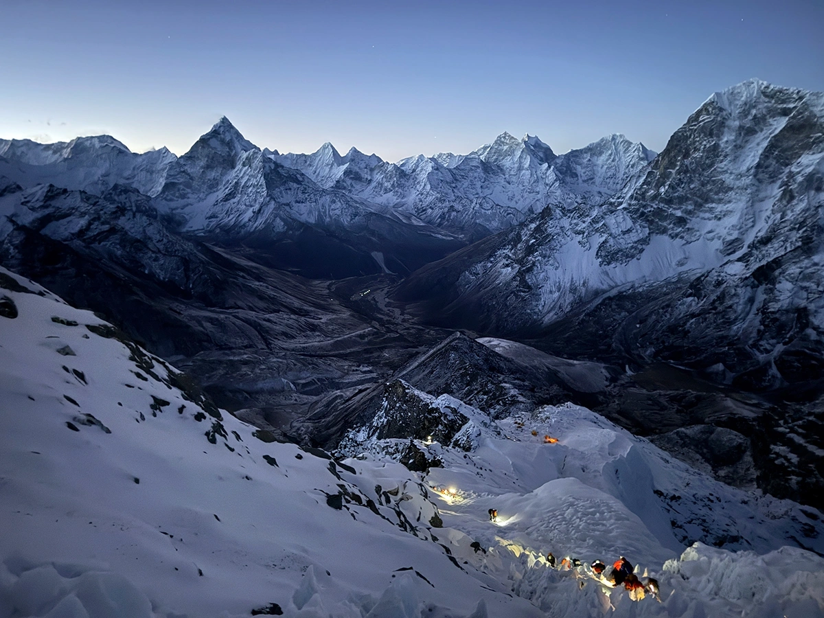 Everest basecamp, lobuche peak and island peak climbing
