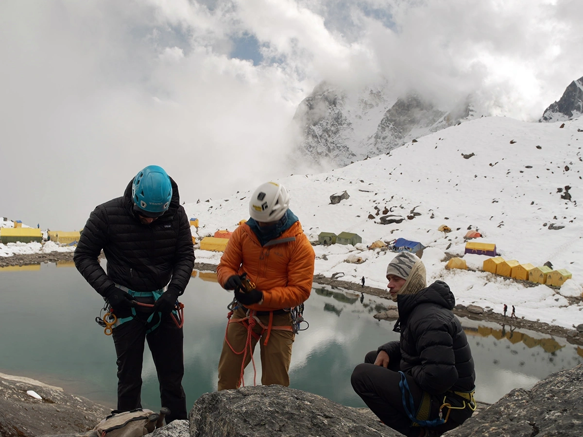 Everest basecamp and lobuche peak and island peak climb