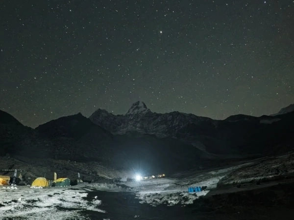 Amadablam night view